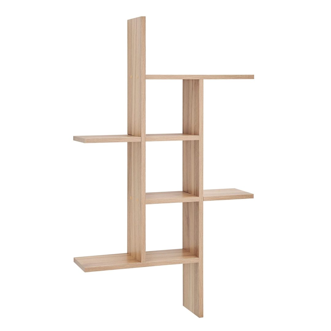 ZenVora Cantilever Floating Wall Shelf, Modern Decorative Display Shelf for Living Room, Bedroom and Home Storage