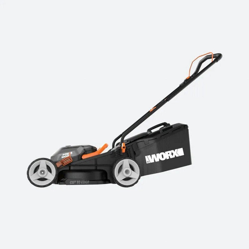 ZenVora 40V Cordless Lawn Mower - 14-Inch Battery Powered Mower with Intellicut, Mulching & Dual 20V Batteries