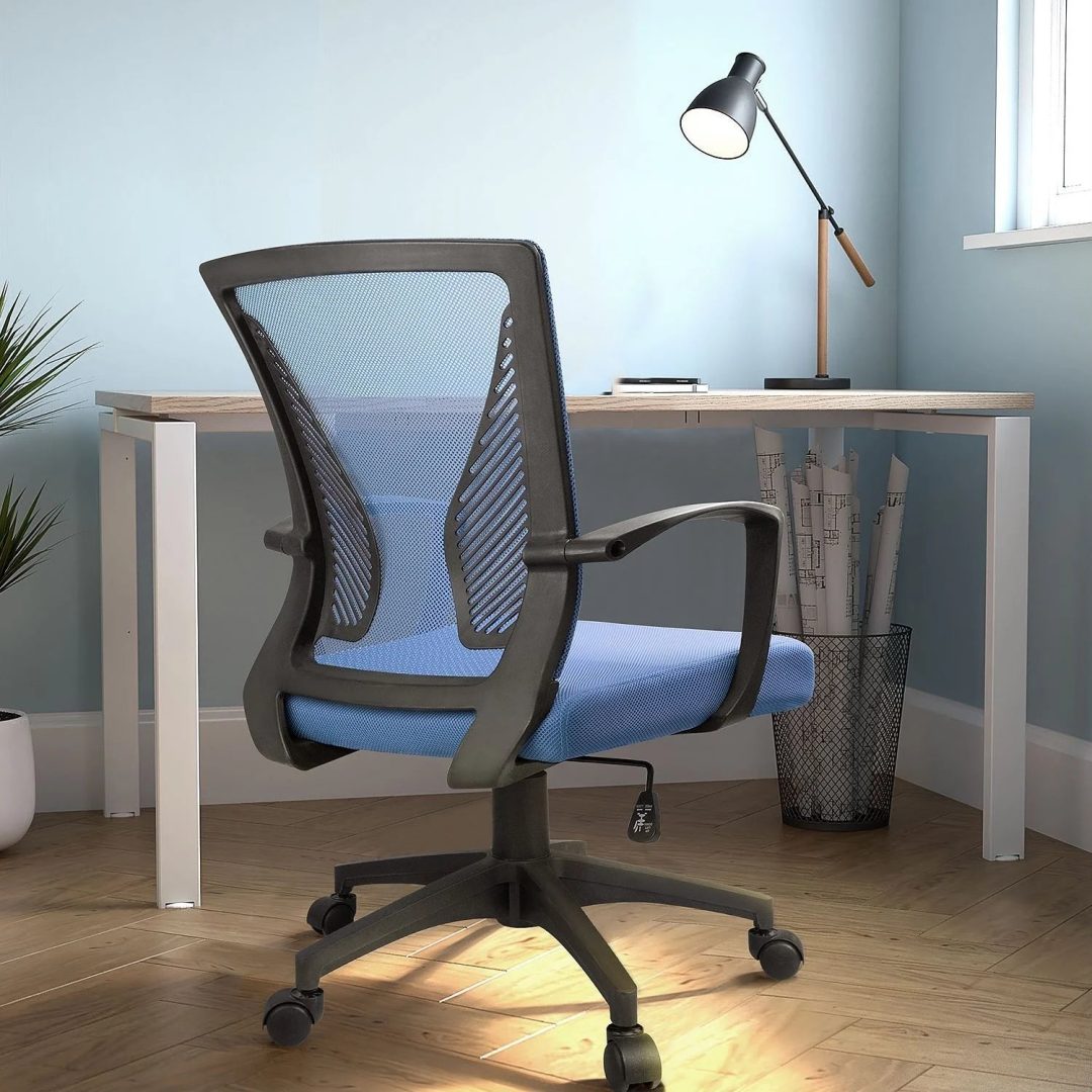 ZenVora Ergonomic Mesh Office Chair with Lumbar Support, Breathable Computer Desk Chair