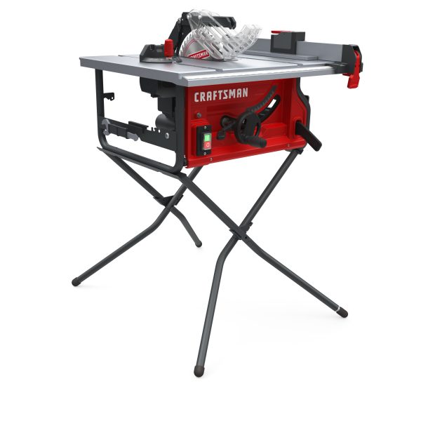 ZenVora 15 Amp Portable Jobsite Table Saw with 10-Inch Carbide-Tipped Blade and Folding Stand