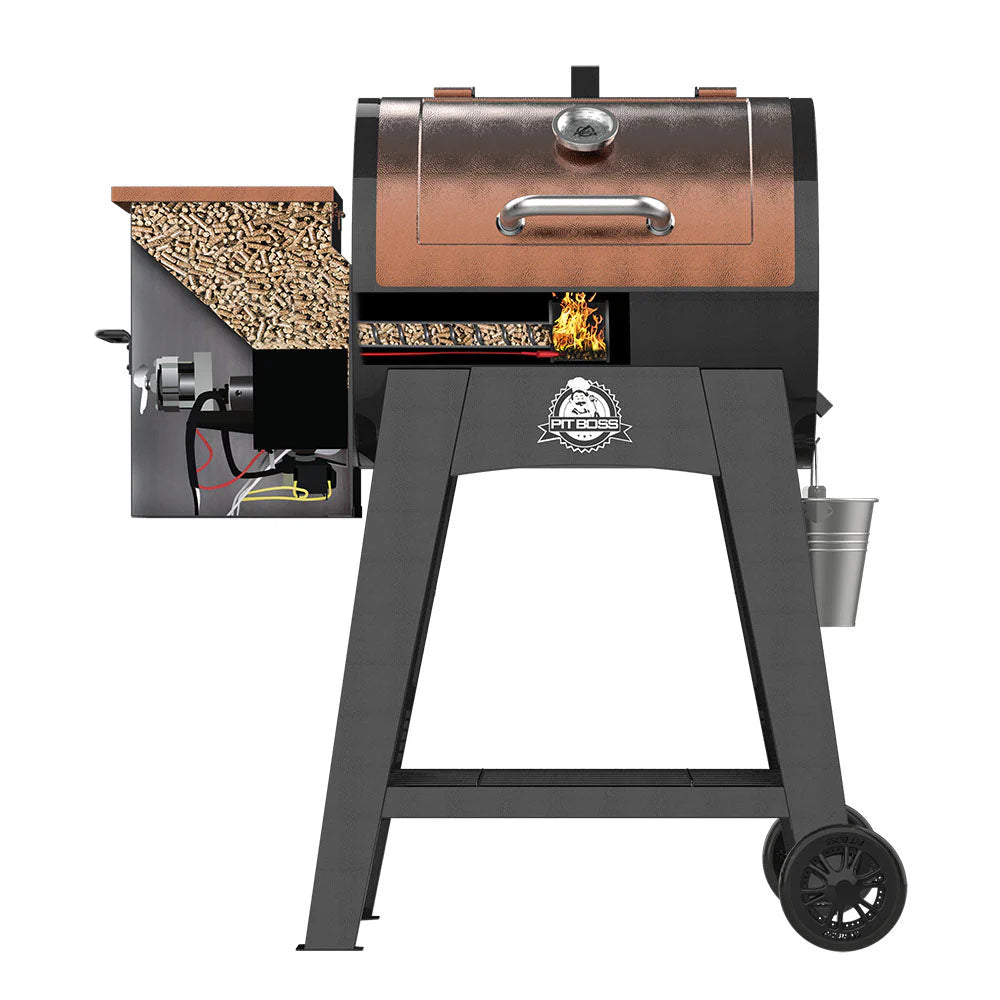 ZenVora 540 Sq. In. Wood Pellet Grill with Flame Broiler and Meat Probe