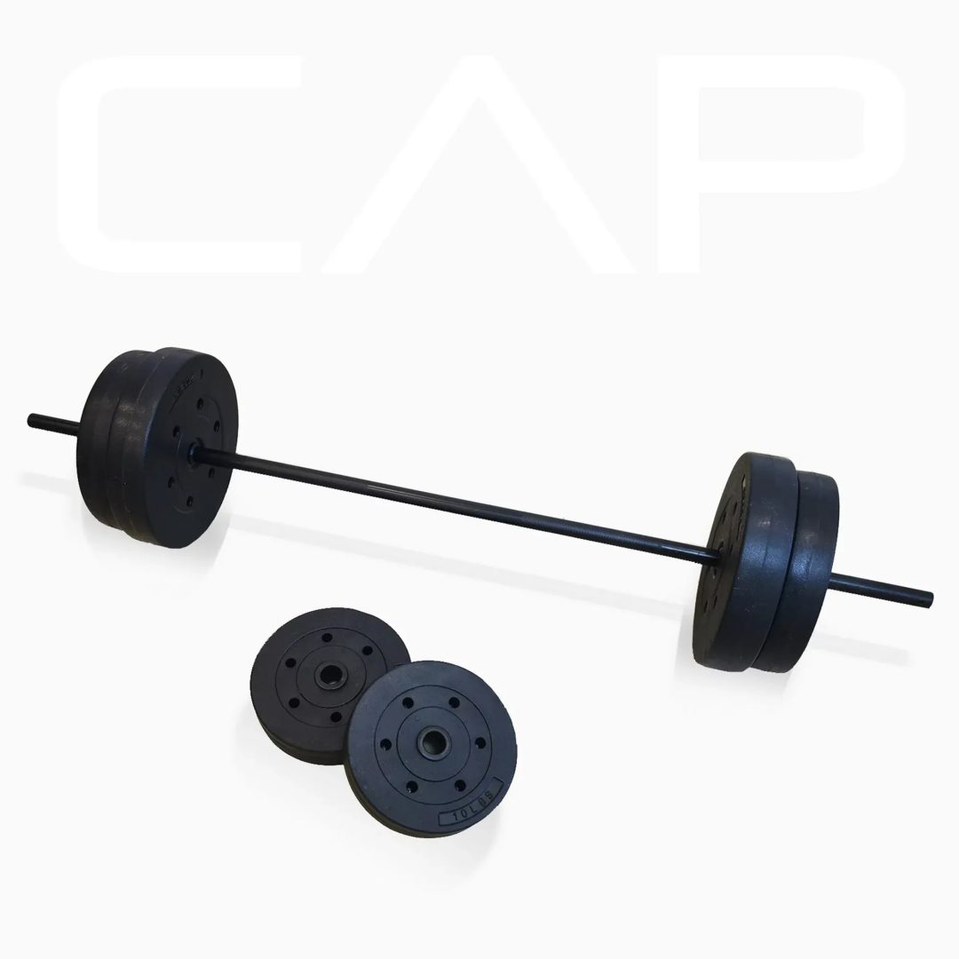 ZenVora Adjustable Standard Weight Bench with Rack and Leg Extension, 90 lb. Weight Set