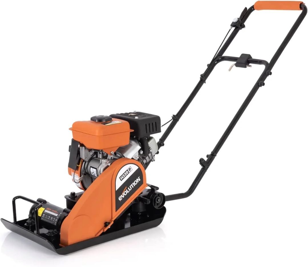 ZenVora Electric Plate Compactor, Vibratory Soil Compactor for Pavement, Artificial Turf, Patio, Blockwork, Sand and Soil Ground Preparation