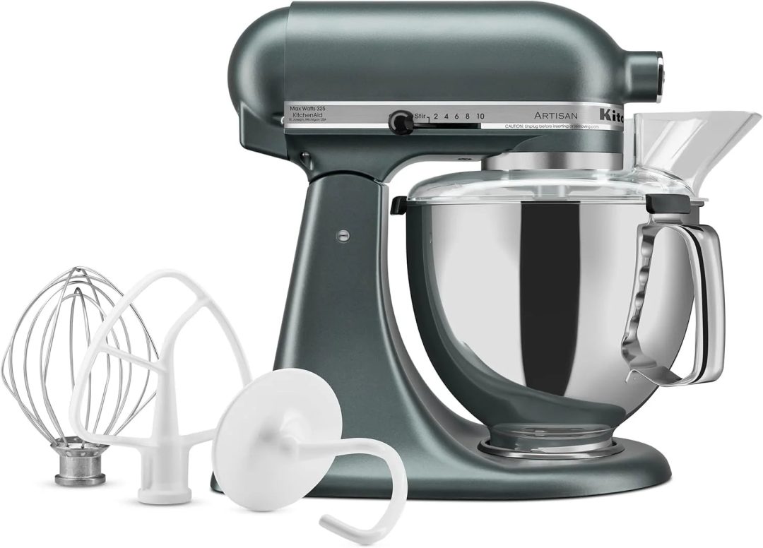 ZenVora 5-Quart Tilt-Head Stand Mixer, Electric Kitchen Mixer with Bowl, Multi-Speed Settings for Baking, Mixing and Food Preparation