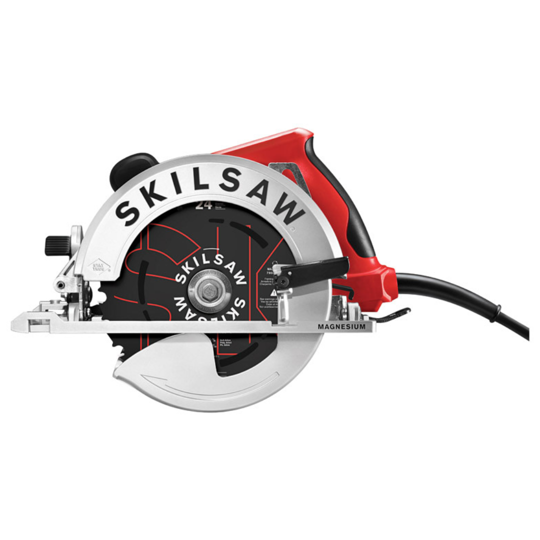 ZenVora 15 Amp 7-1/4-Inch Corded Circular Saw - Left Blade Magnesium Sidewinder Saw with Dual-Field Motor