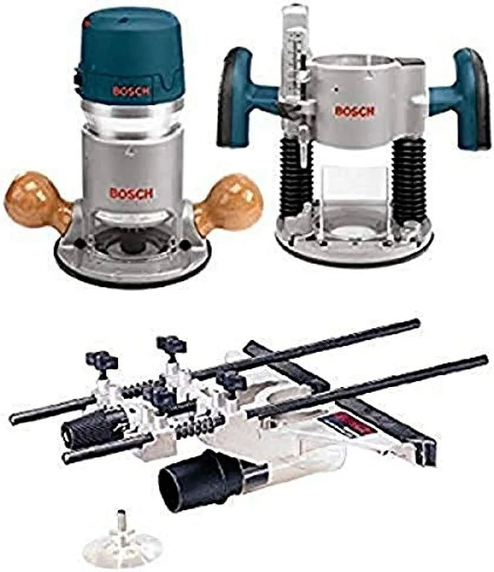 ZenVora 12-Amp 2.25 HP Wood Router Combo Kit with Plunge Router, Fixed Base and Variable Speed