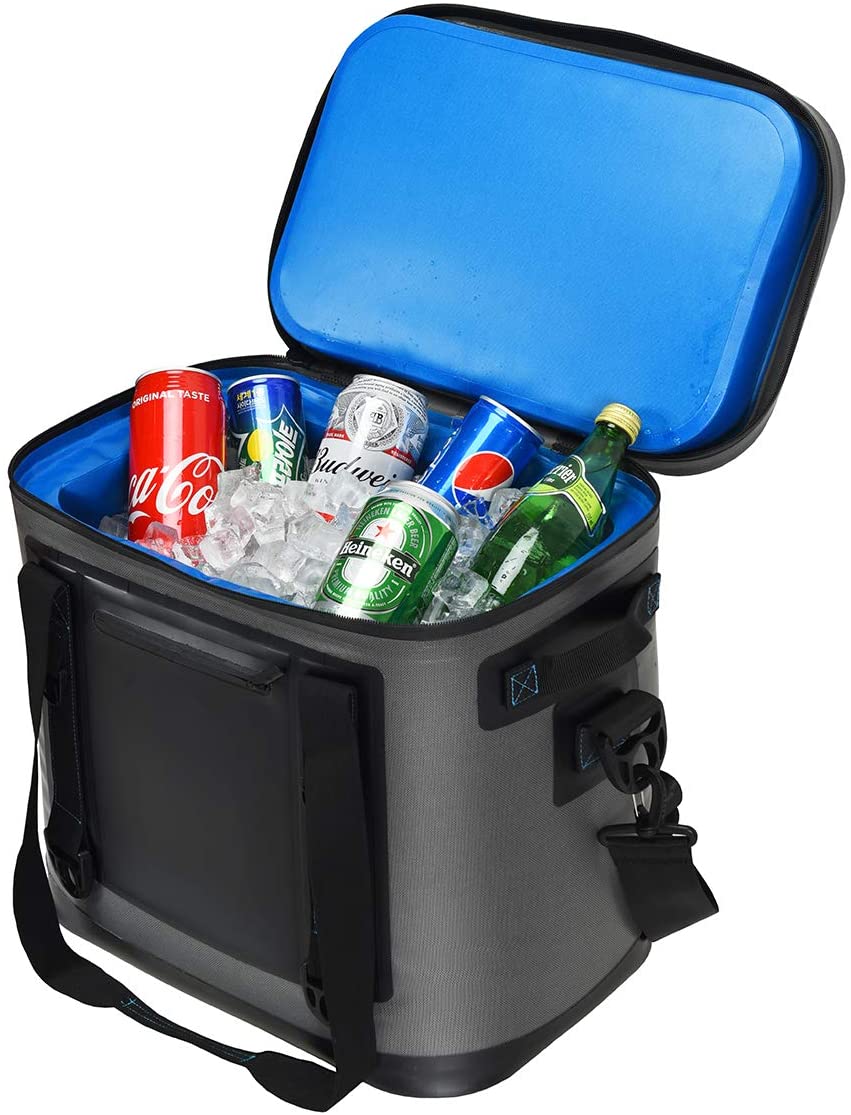 ZenVora 30-Can Portable Cooler Bag, Insulated Soft-Sided Cooler for Camping