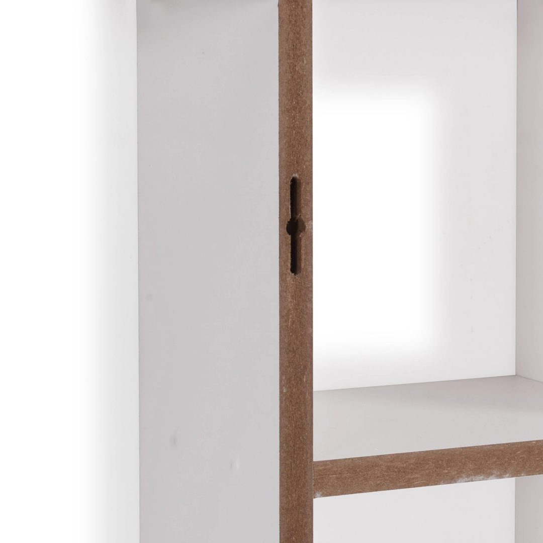 ZenVora Cantilever Floating Wall Shelf, Modern Decorative Display Shelf for Living Room, Bedroom and Home Storage