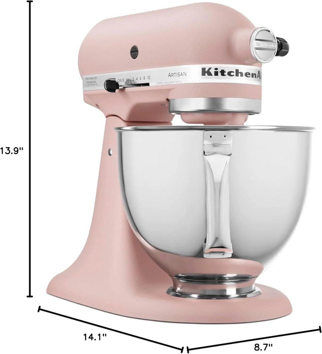 ZenVora 5-Quart Tilt-Head Stand Mixer, Electric Kitchen Mixer with Bowl, Multi-Speed Settings for Baking, Mixing and Food Preparation