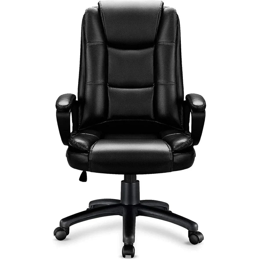 ZenVora Big and Tall Executive Office Chair, High Back Ergonomic Leather Chair, 400 lb Capacity