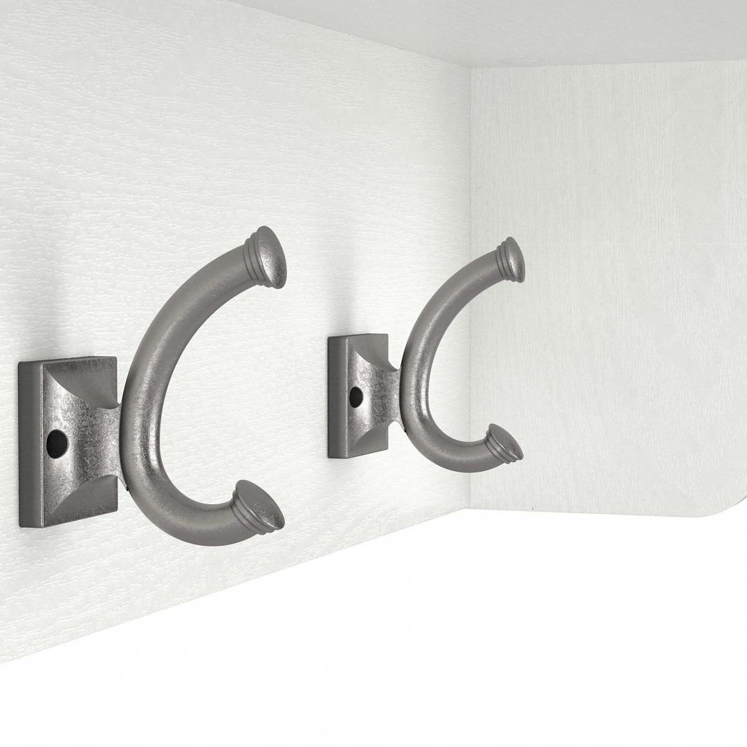 40 Inch Wall Mounted Coat Rack with Shelf, Wooden Entryway Storage and Hanging Organizer