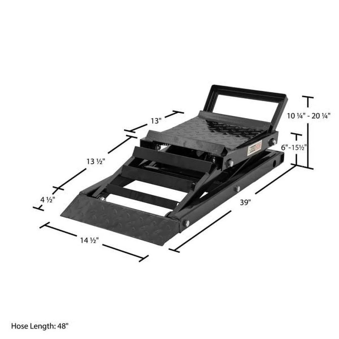 ZenVora Hydraulic Car Lift with Ramps – 3,000 lb. Capacity per Pair, 15.5" Max Lift Height