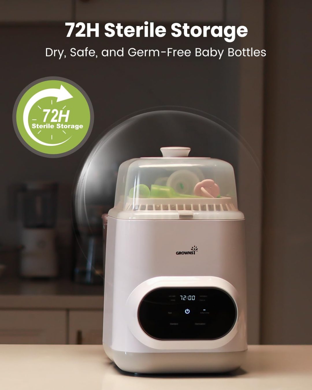 ZenVora All-in-One Baby Bottle Washer & Cleaner Pro