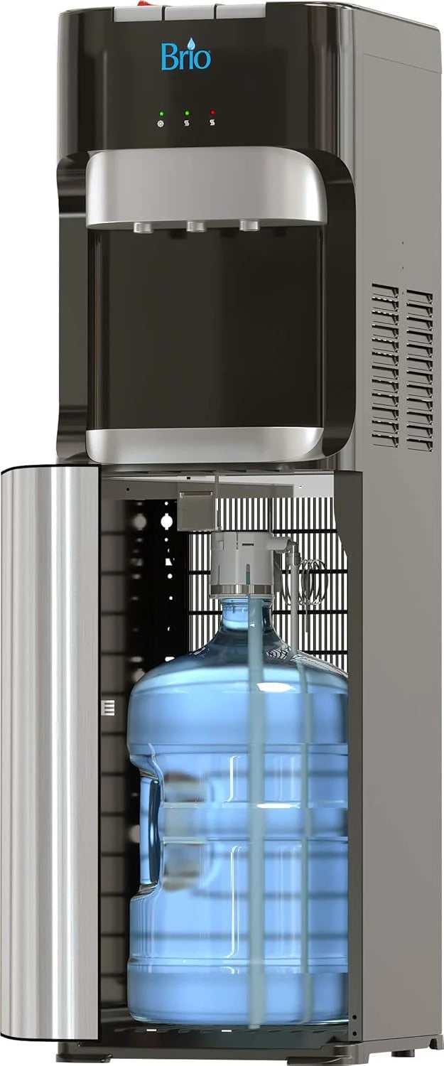 ZenVora Bottom Loading Water Cooler Dispenser – 3 Temp Settings with Child Safety Lock & LED Empty Alert