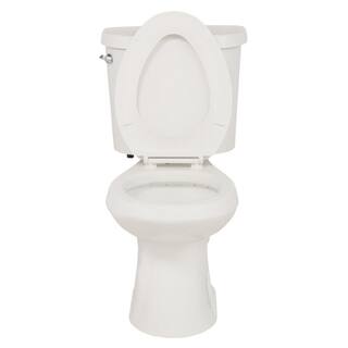 ZenVora 2-Piece 1.28 GPF High-Efficiency Single-Flush Elongated Toilet, White