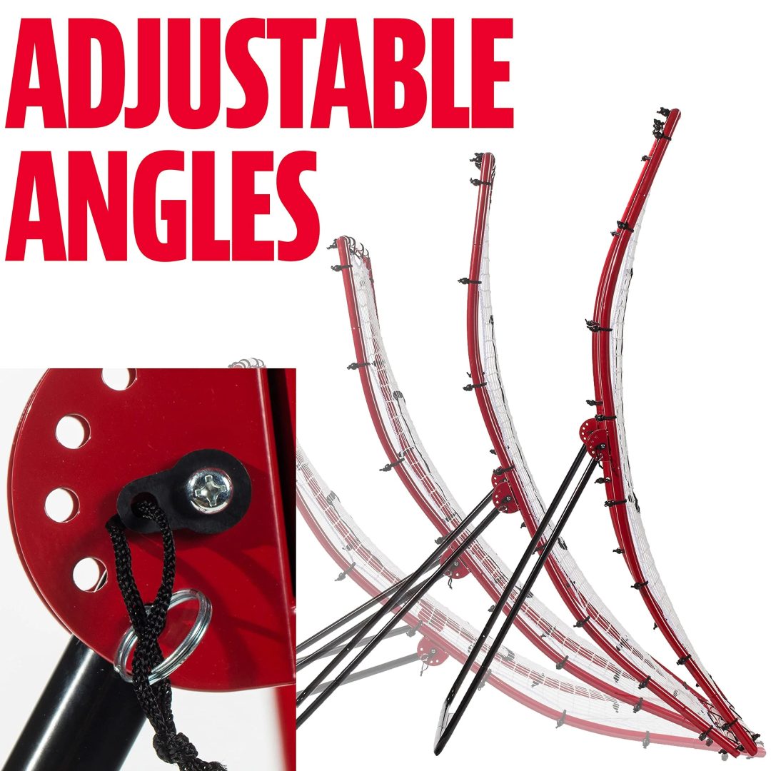 ZenVora Baseball Rebounder and Pitchback Trainer Net, Practice Equipment for Throwing, Fielding and Hitting