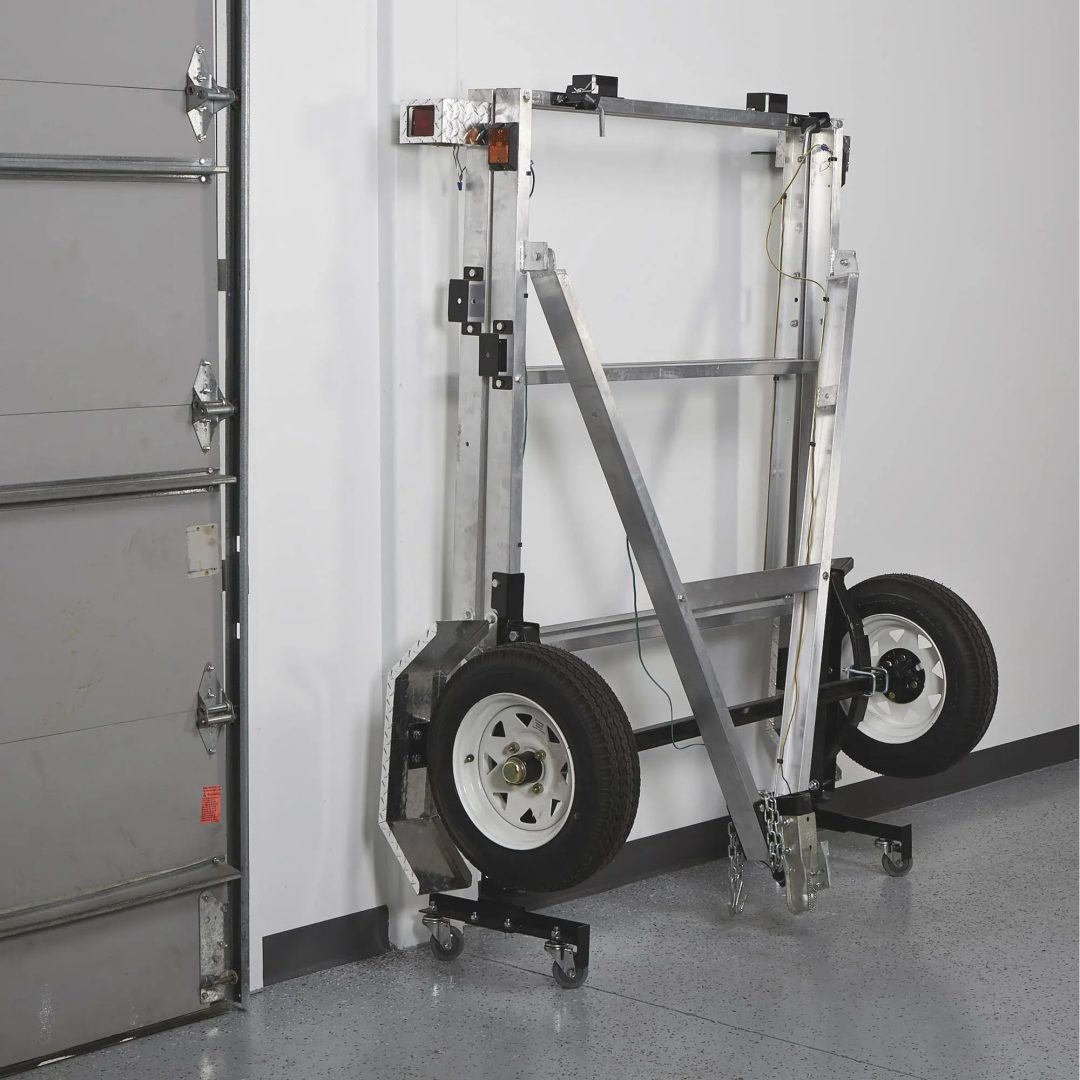 ZenVora 4-Ft. x 8-Ft. Folding Aluminum Utility Trailer, 1,170-Lb. Load Capacity
