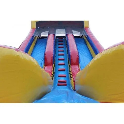 ZenVora 20ft High Dual Lane Inflatable Water Slide with Pool wetdry