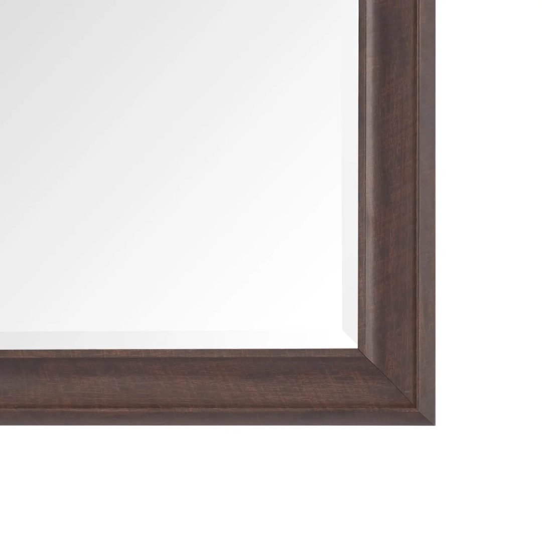 ZenVora Tall Full Length Mirror, Oversized Rectangle Full Body Wall Mounted Mirror with Smooth Faux Wood Frame