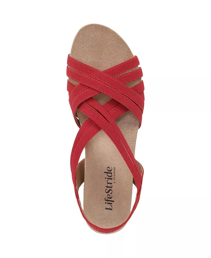 ZenVora Women's Strappy Wedge Sandals, Open Toe Platform Summer Shoes for Casual and Dress Wear