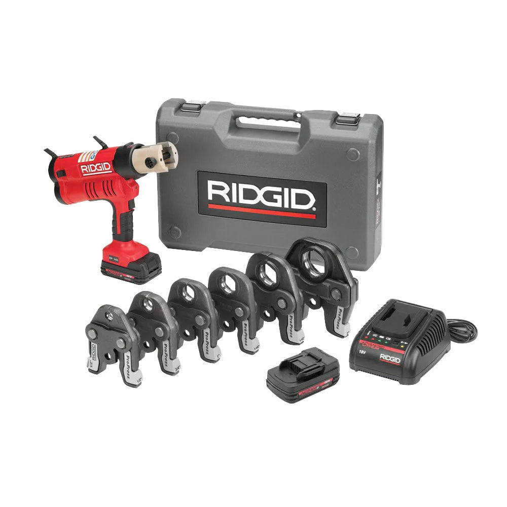 ZenVora 18V Cordless Press Tool Kit with Press Jaws, 1/2-Inch to 2-Inch