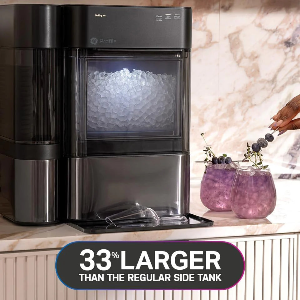 ZenVora Countertop Nugget Ice Maker with 1-Gallon Water Tank, Makes 38 lbs of Pellet Ice in 24 Hours, WiFi Smart Connectivity, Includes Ice Scoop, Stainless Steel