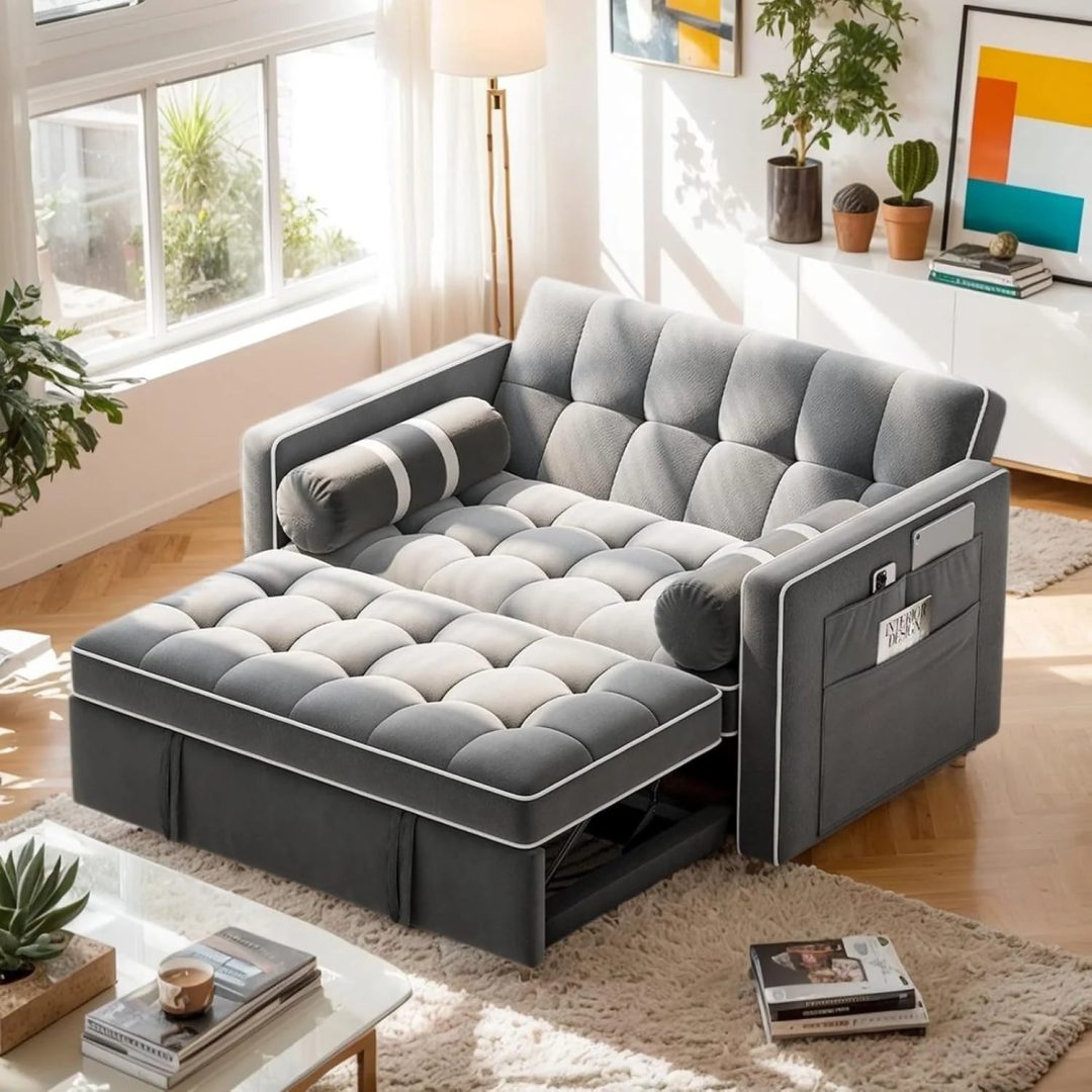 ZenVora 3-in-1 Convertible Sleeper Sofa Bed