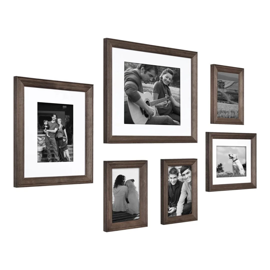 ZenVora Gallery Wall Frame Set, Multi-Piece Decorative Picture Frames for Photos, Artwork and Home Decor