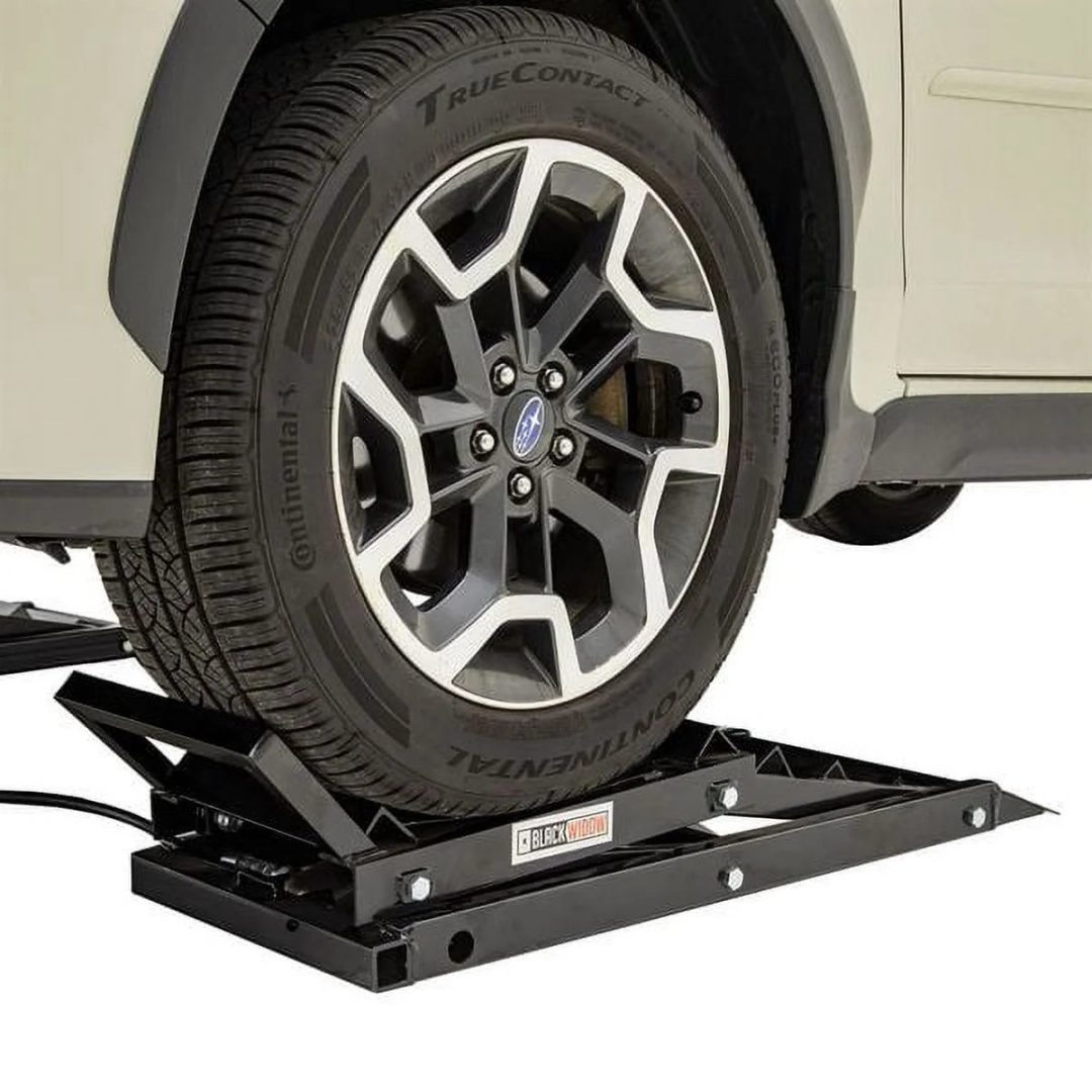 ZenVora Hydraulic Car Lift with Ramps, 3,000 lb. Capacity per Pair, Heavy-Duty Vehicle Lift for Automotive Maintenance and Repair