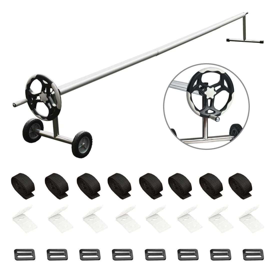 ZenVora 18FT Aluminum Pool Solar Cover Reel – Complete Reel Set