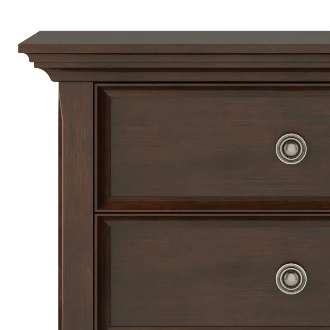 ZenVora 24 Inch Wide Solid Wood Nightstand, Bedside Table and Bedroom End Table