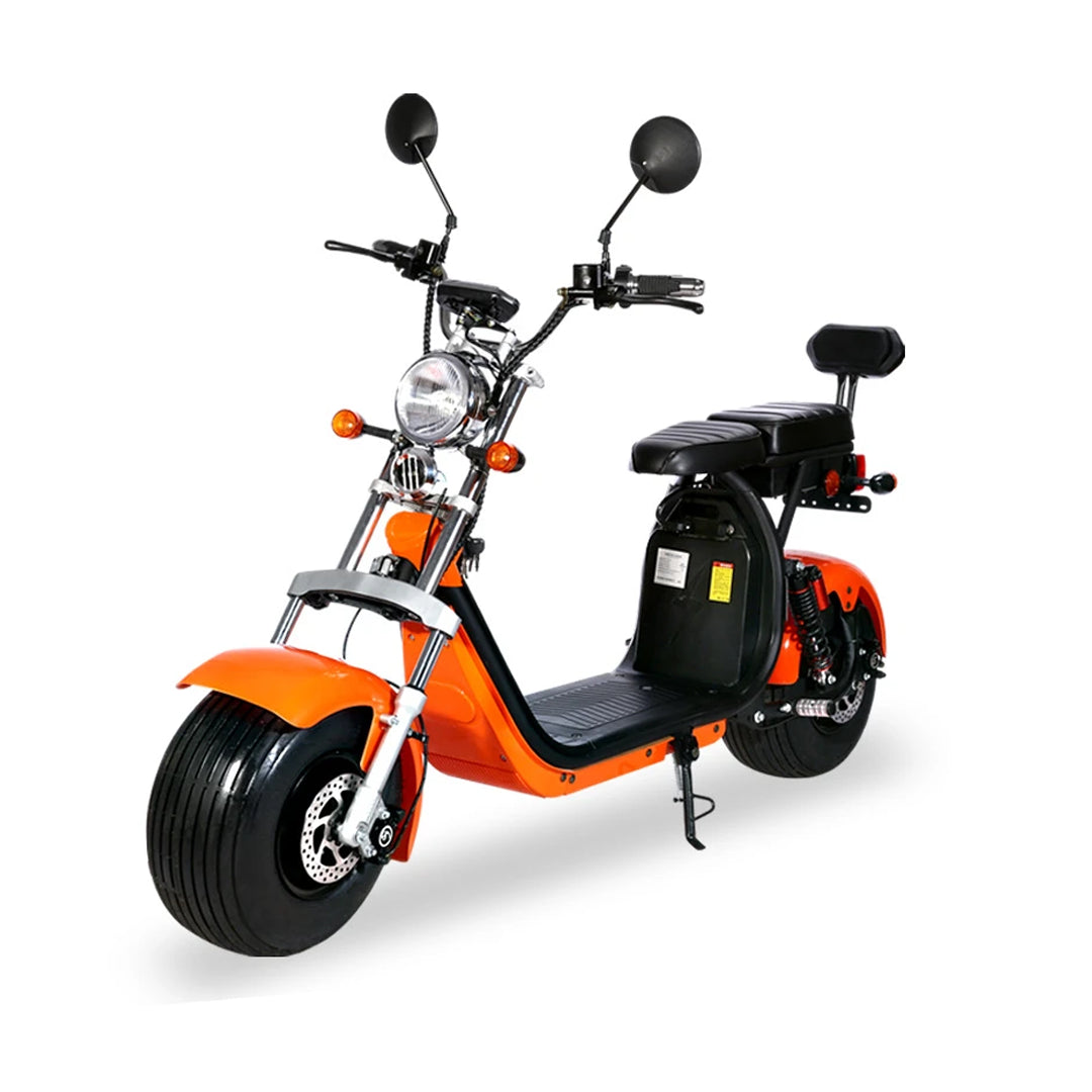 ZenVora 1500W Electric City Scooter, 40Ah Battery, 110 km Range, Road Homologated