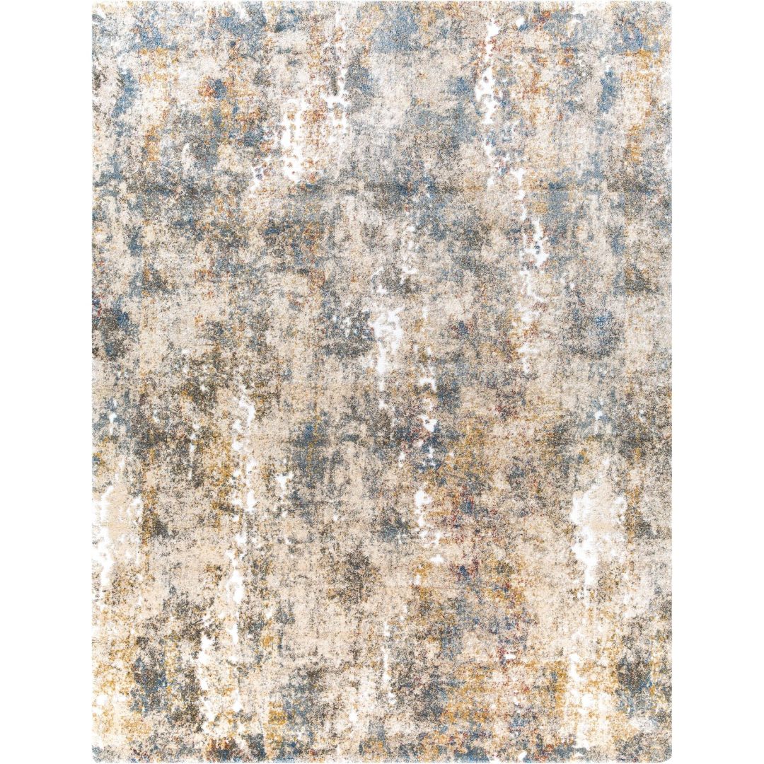 ZenVora Mid-Century Medallion Area Rug, Modern Decorative Pattern Rug for Living Room, Bedroom and Home Decor