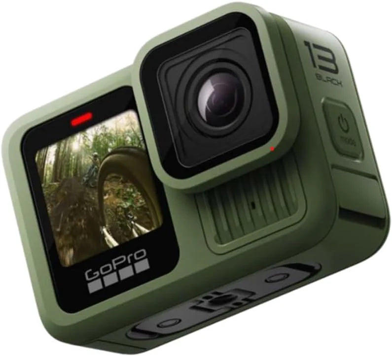 ZenVora Waterproof Action Camera, 5.3K 60FPS Video, 27MP Photos, Wide-Angle Lens Compatibility, Black