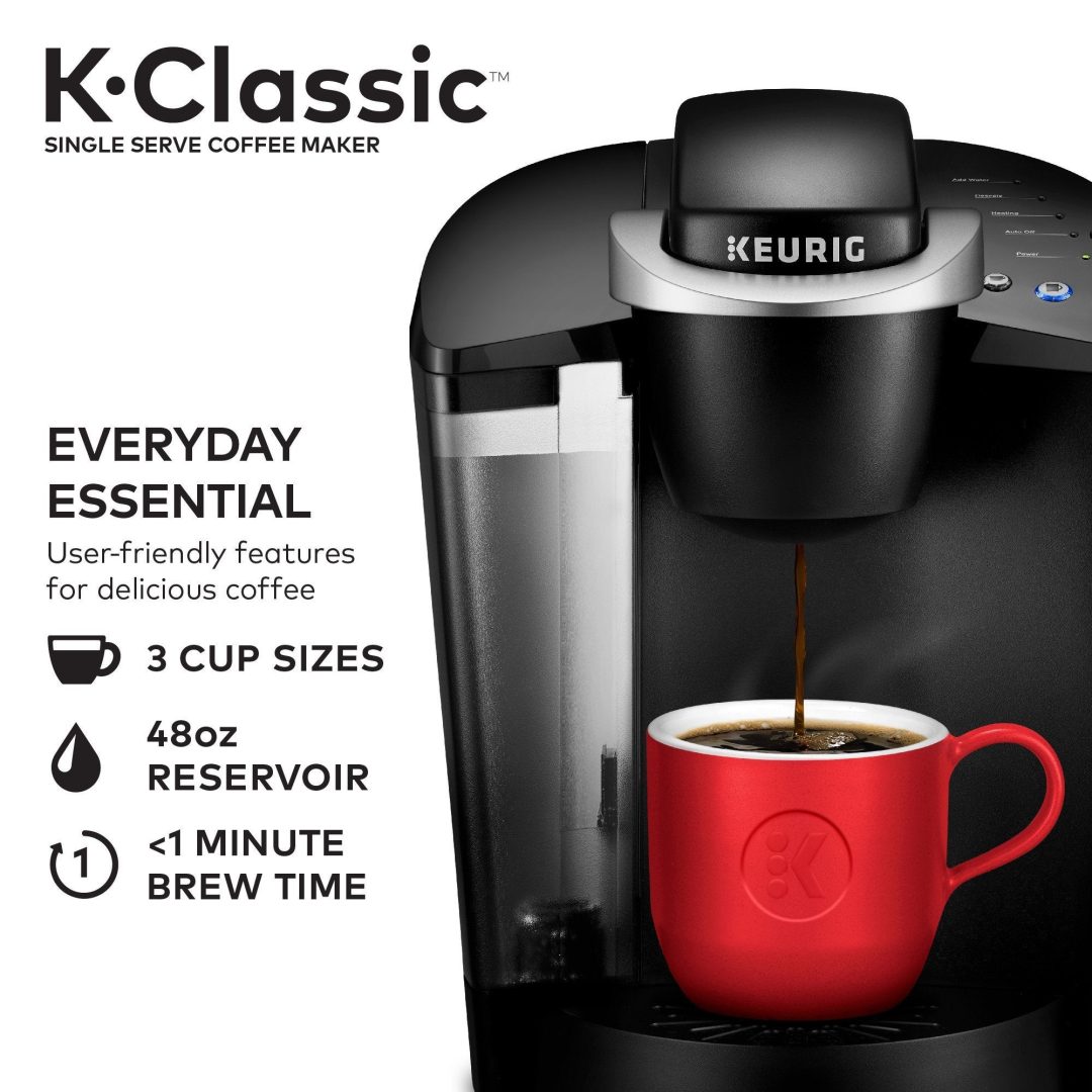 ZenVora Single-Serve Coffee Maker for Coffee Pods, Black