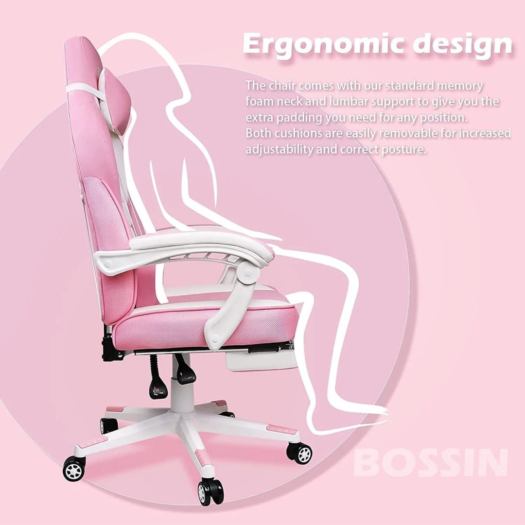 ZenVora Racing Style Gaming Chair, 300 lbs Big and Tall High Back Computer Chair