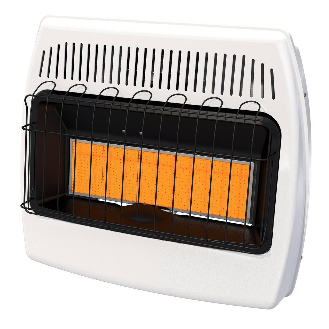 ZenVora Liquid Propane Infrared Wall Heater - Indoor Supplemental Heating System