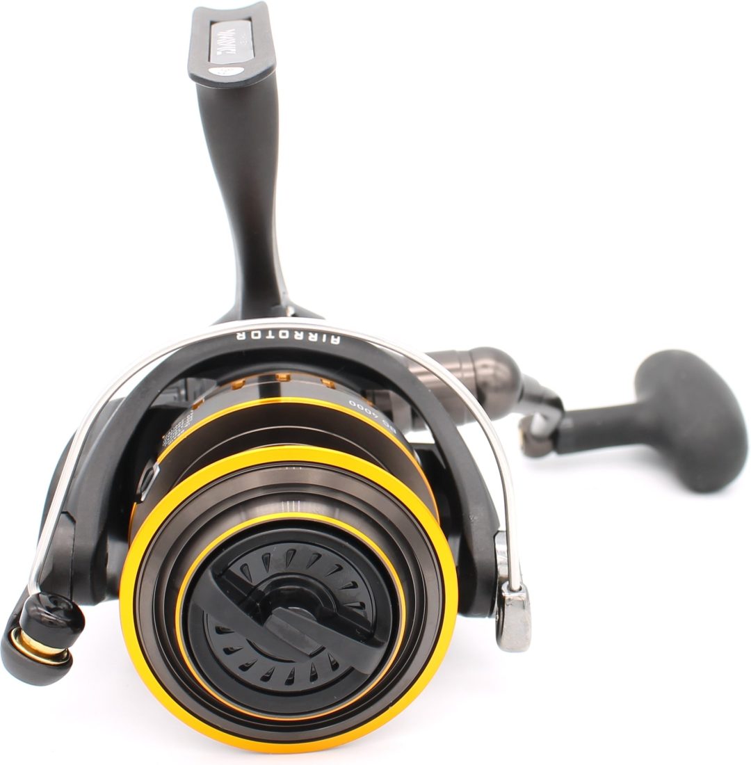ZenVora Spinning Fishing Reel with Black Anodized Aluminum Body, Air Rotor and Waterproof Drag