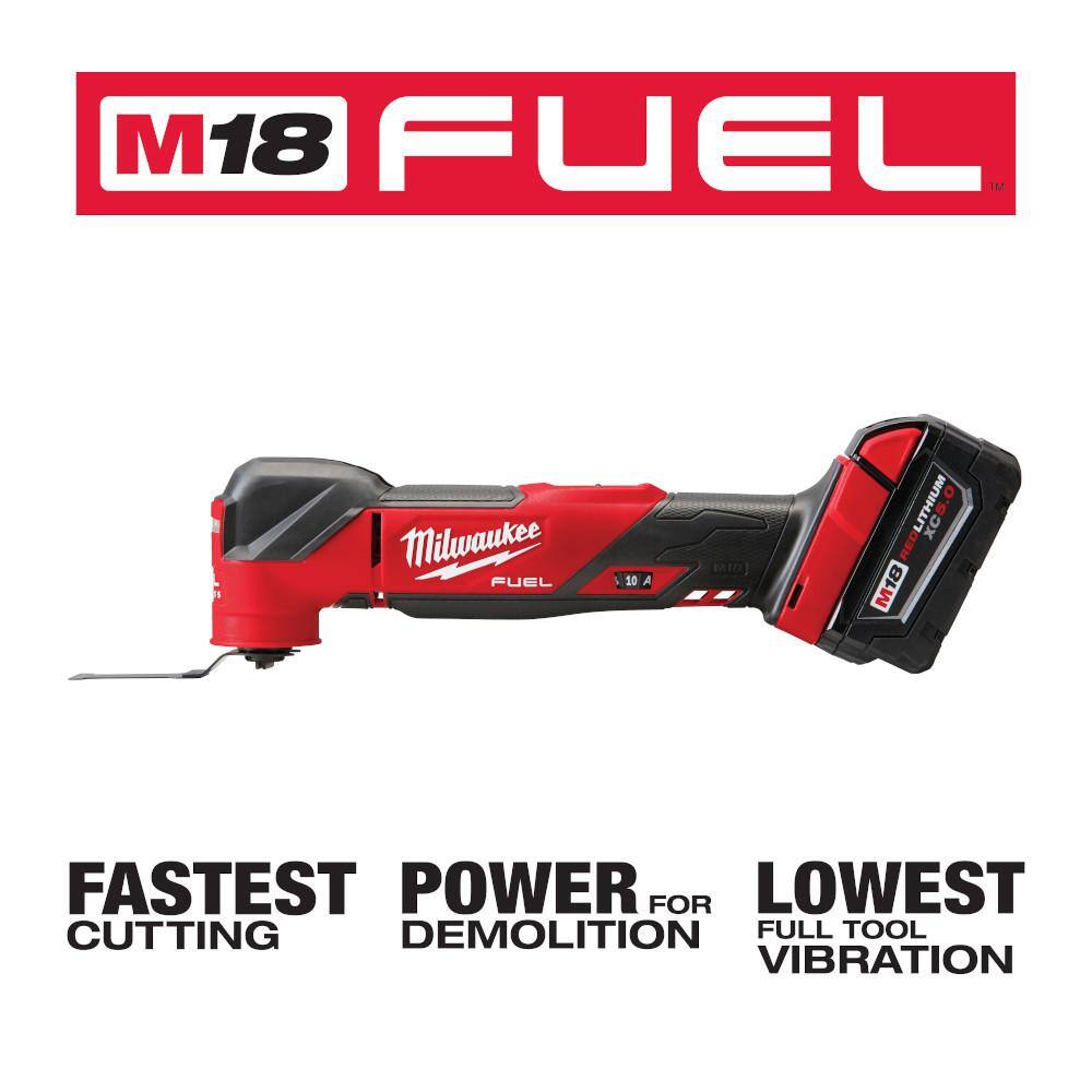 ZenVora 18V Cordless Oscillating Multi-Tool Kit with 5.0Ah Battery, Charger and Tool Bag
