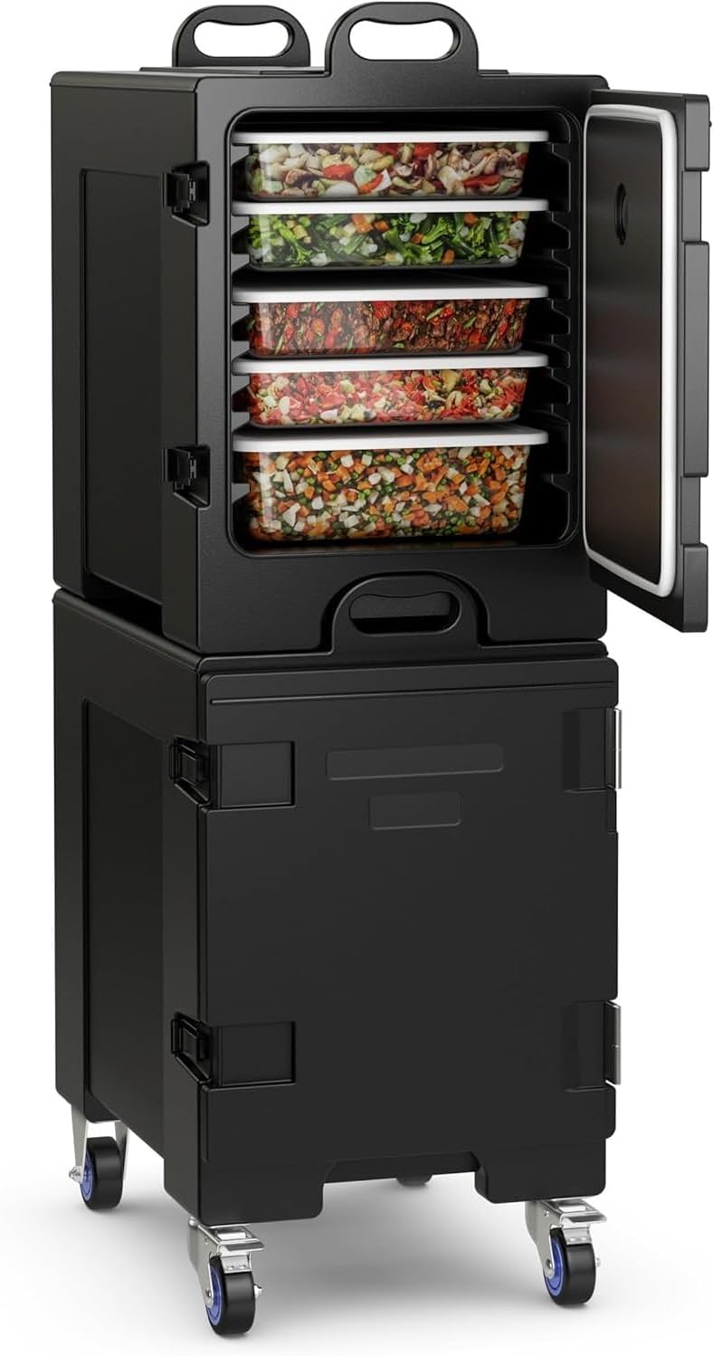 ZenVora Insulated Food Pan Carrier for 5 Full-Size Pans