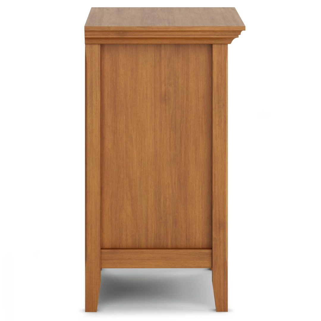 ZenVora 24 Inch Wide Solid Wood Nightstand, Bedside Table and Bedroom End Table