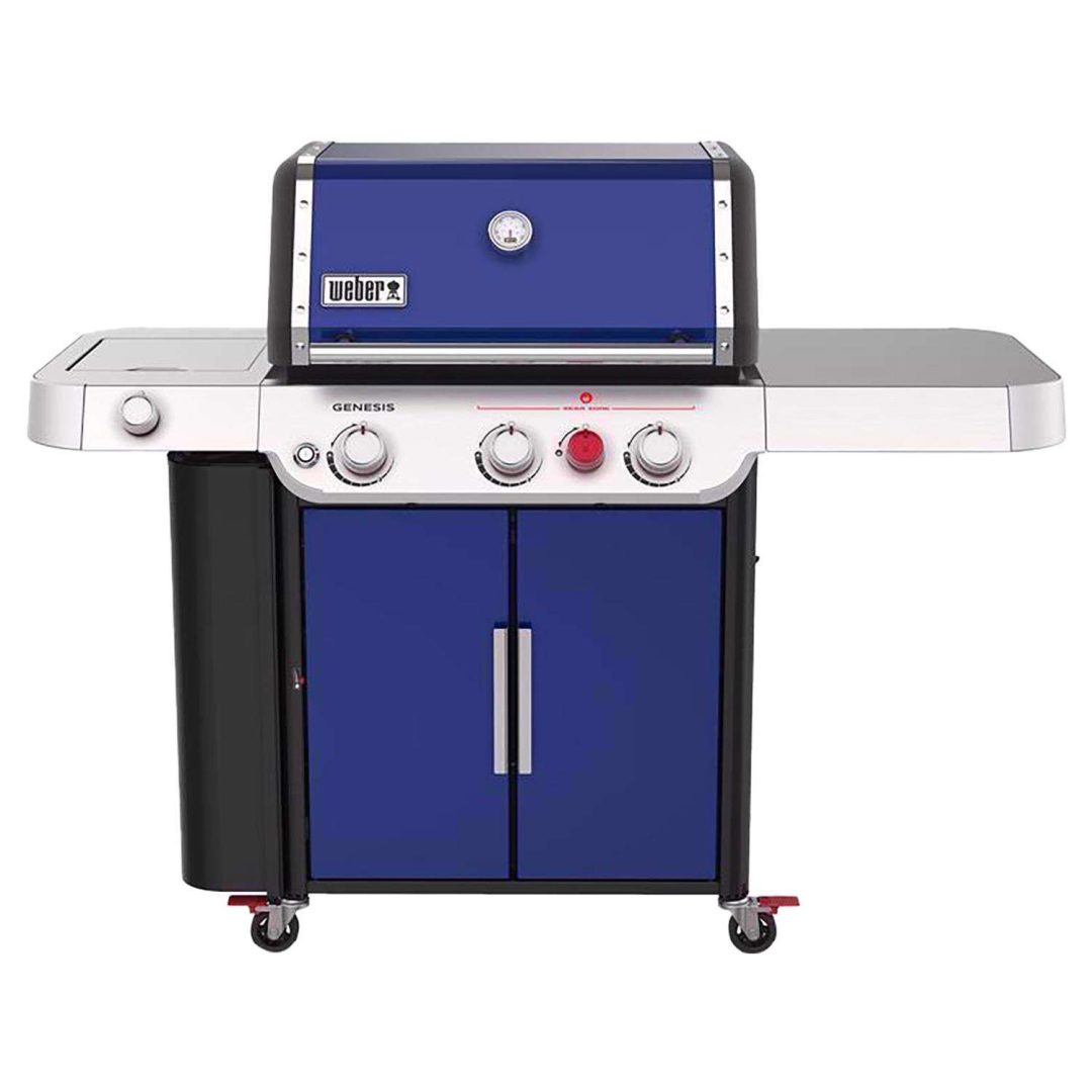 ZenVora 3-Burner Liquid Propane Gas Grill, Deep Ocean Blue