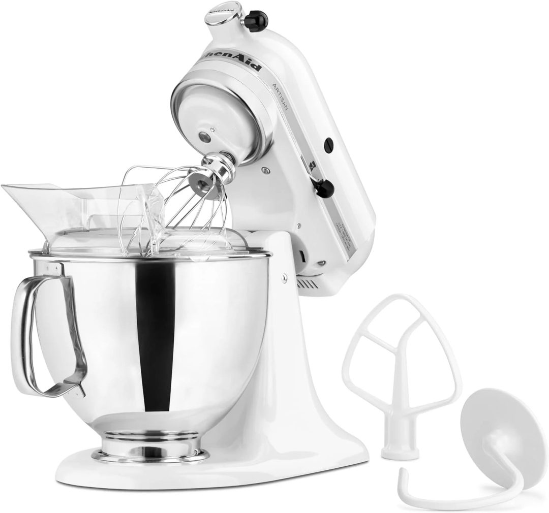 ZenVora 5-Quart Tilt-Head Stand Mixer, Electric Kitchen Mixer with Bowl, Multi-Speed Settings for Baking, Mixing and Food Preparation