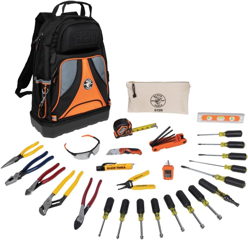 ZenVora 28-Piece Hand Tool Kit with Backpack