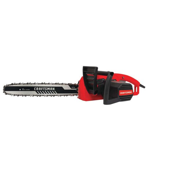 ZenVora 12 Amp 16-Inch Corded Electric Chainsaw with Low Kickback Bar, Auto Oiler & Tool-Free Chain Tensioning