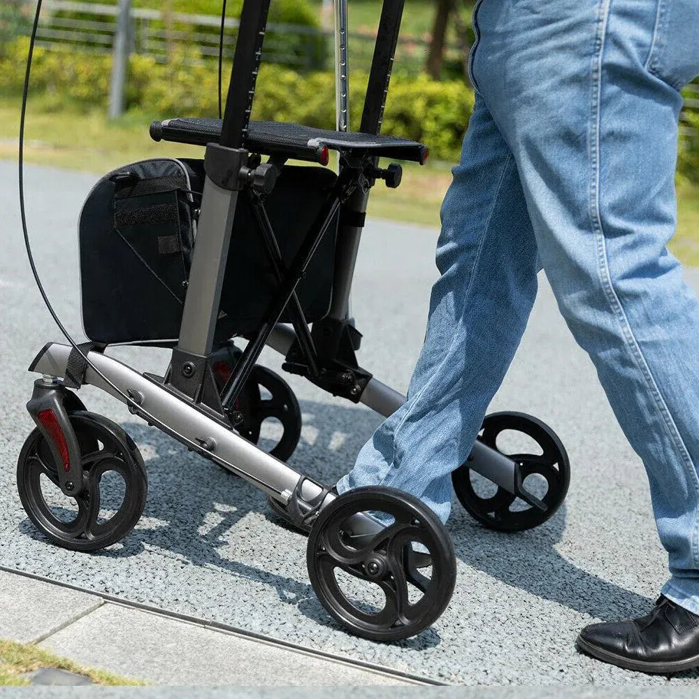 ZenVora Standing Upright Rollator Walker for Seniors