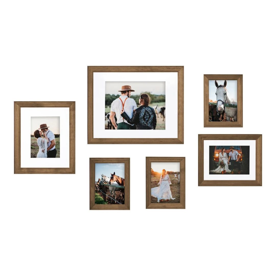 ZenVora Gallery Wall Frame Set, Multi-Piece Decorative Picture Frames for Photos, Artwork and Home Decor