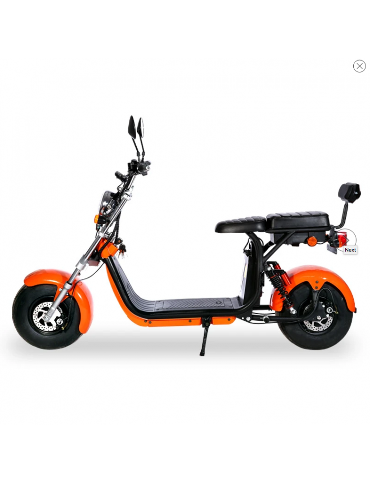 ZenVora 1500W Electric City Scooter, 40Ah Battery, 110 km Range, Road Homologated