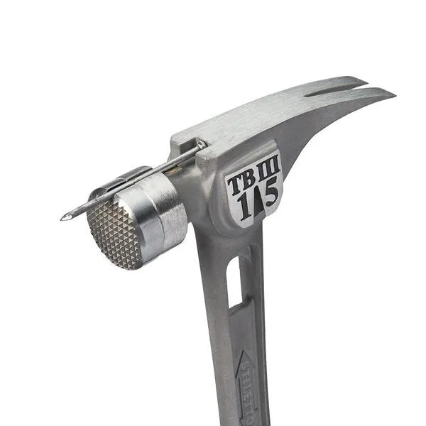 ZenVora 15 oz Titanium Hammer with Milled Face and Curved Handle