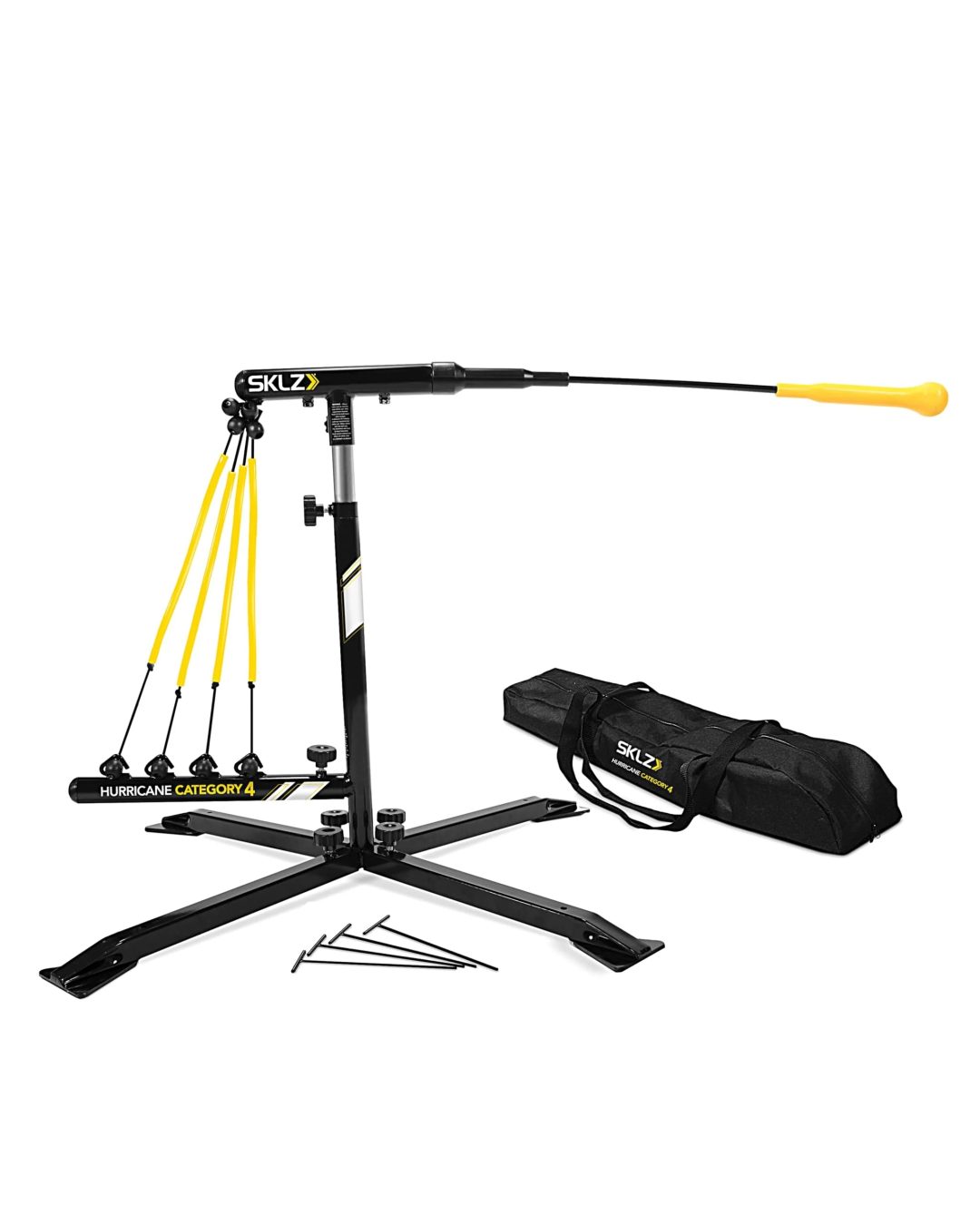 ZenVora Adjustable Height Baseball Swing Trainer, Batting Practice Training Equipment for Hitting and Swing Skills